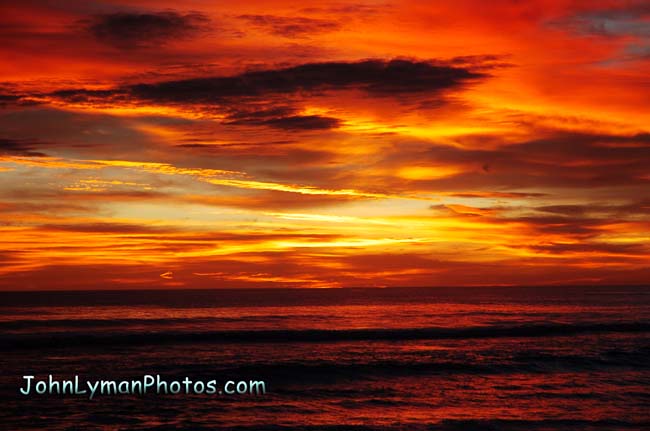 014 Fire Sunset  Costa Rica