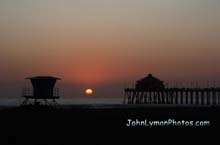 029 Last Light  Huntington Beach Pier